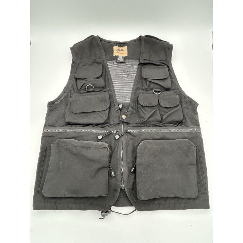Utility Multi-Pocket Vest - Black